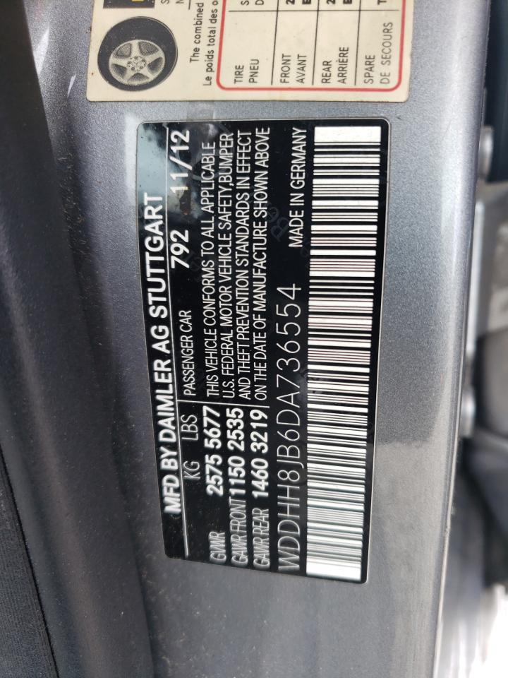 2013 Mercedes-Benz E 350 4Matic Wagon VIN: WDDHH8JB6DA736554 Lot: 58975745