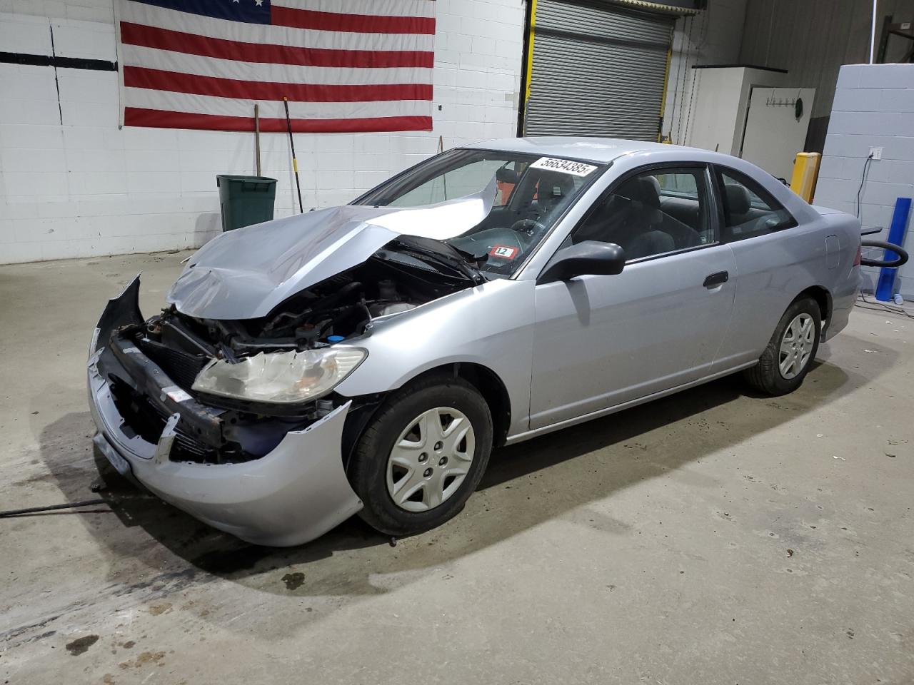 2004 Honda Civic Dx Vp na sprzedaż w Candia, NH - Front End