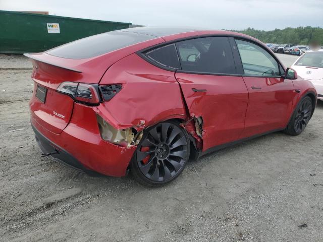  TESLA MODEL Y 2023 Czerwony
