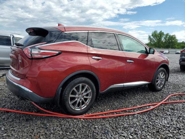  NISSAN MURANO 2017 Czerwony