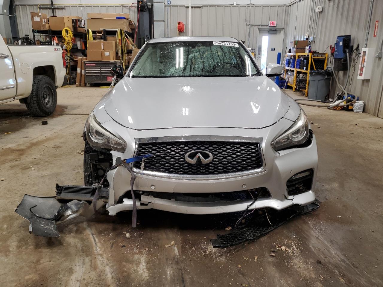 2017 Infiniti Q50 Red Sport 400 VIN: JN1FV7ARXHM871562 Lot: 56331735