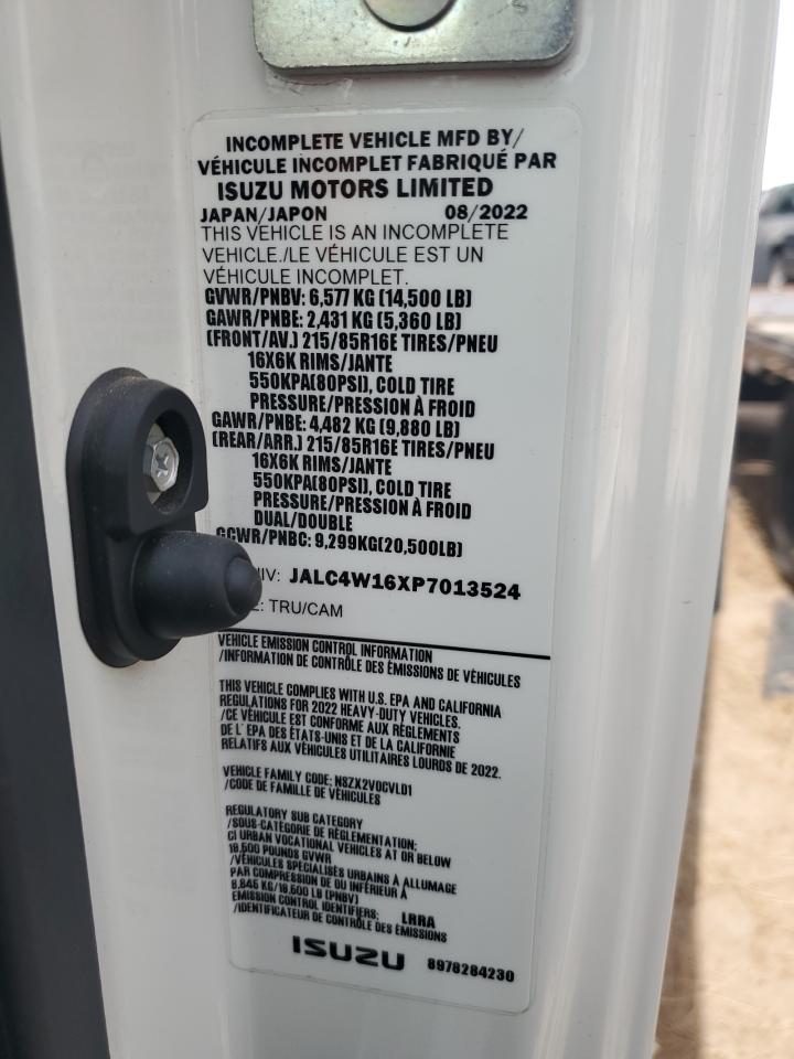 2023 Isuzu Npr Hd VIN: JALC4W16XP7013524 Lot: 55765025