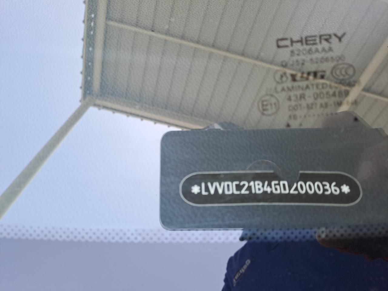 LVVDC21B4GD200036 - 2020 Cher Arrizo3 - #56440475