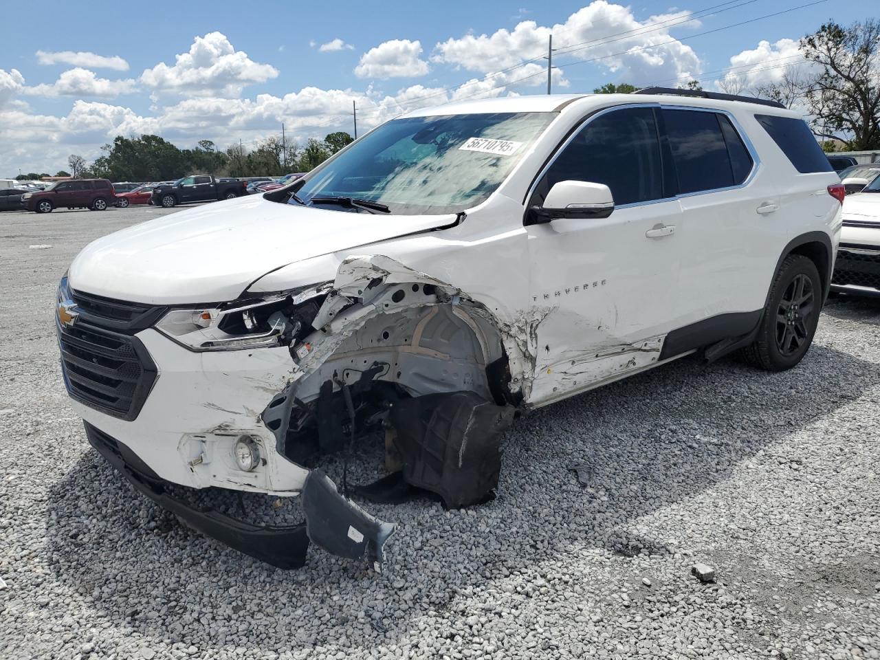 2020 Chevrolet Traverse Lt en Venta en Riverview, FL - Front End