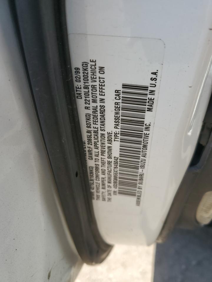 1999 Subaru Legacy Outback VIN: 4S3BG6855X7645042 Lot: 55452095