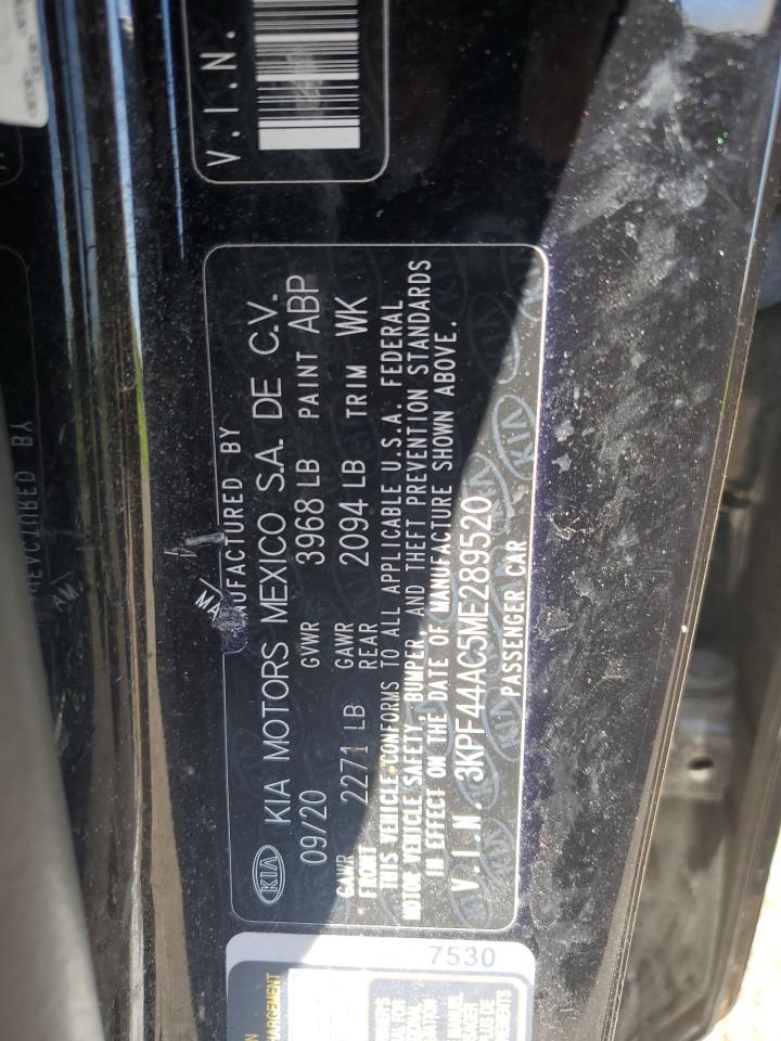 2021 Kia Forte Gt VIN: 3KPF44AC5ME289520 Lot: 57152605