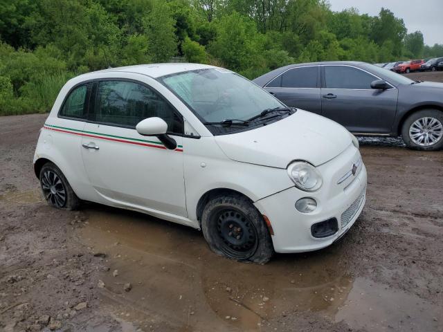  FIAT 500 2015 White