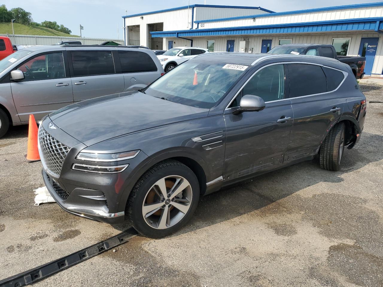 2021 Genesis Gv80 Base zu verkaufen in Mcfarland, WI - Side