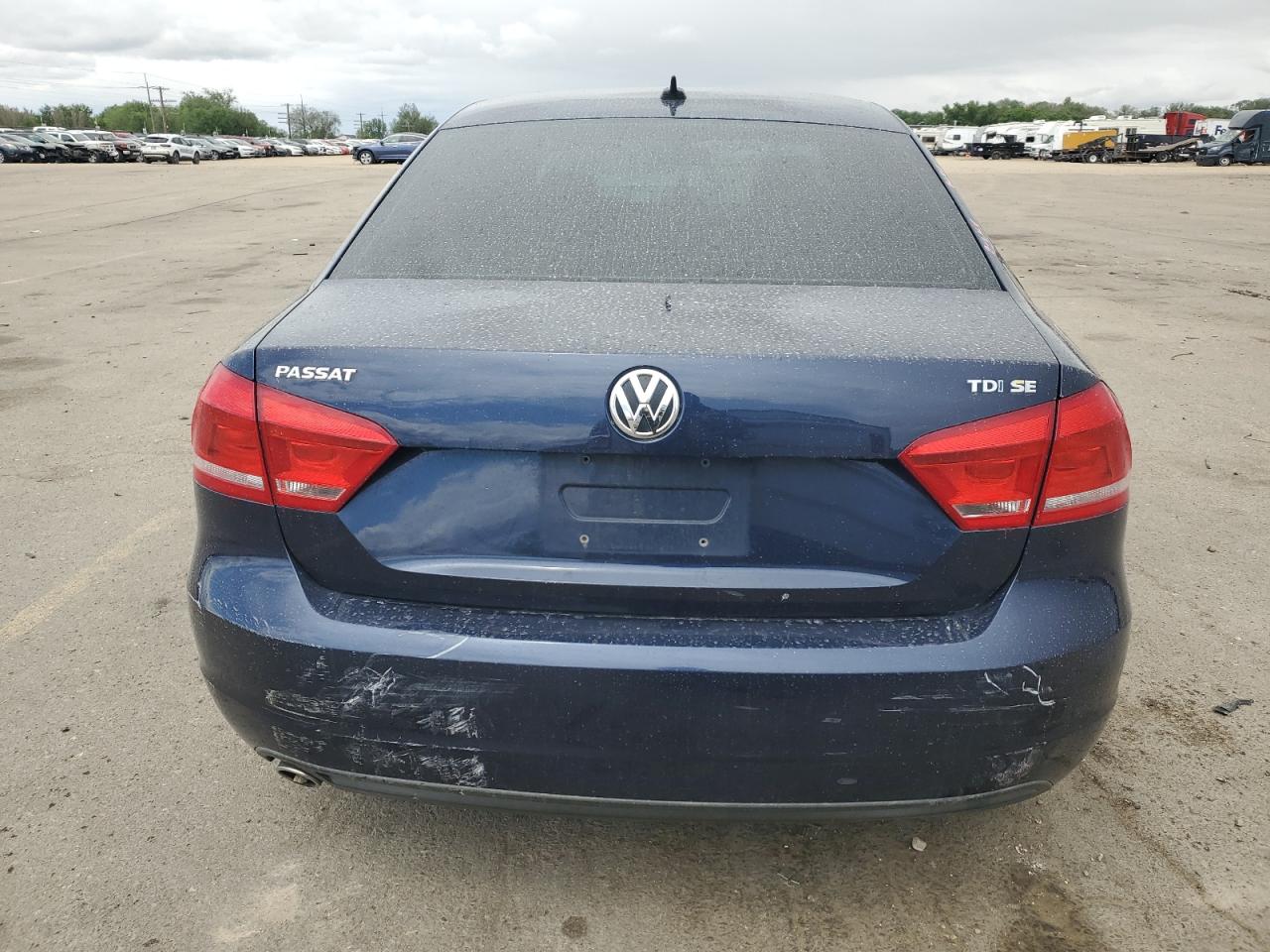 2013 Volkswagen Passat Se VIN: 1VWBN7A3XDC104993 Lot: 56727485