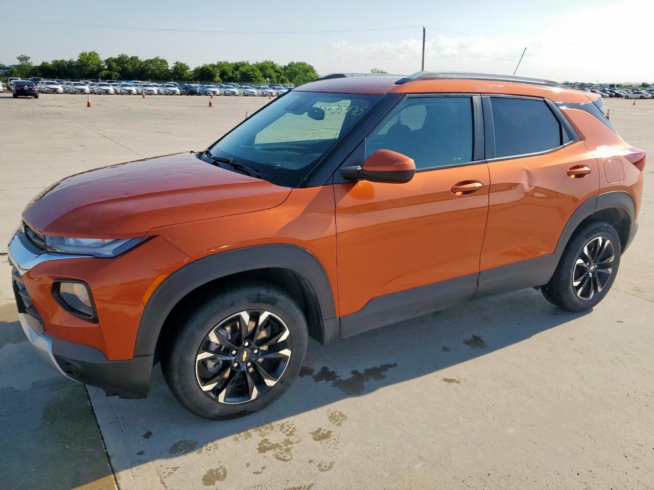 2022 Chevrolet Trailblazer Lt продається в Grand Prairie, TX - Hail