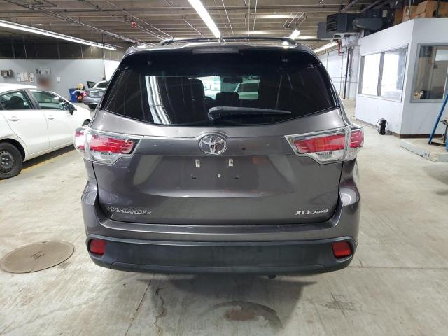Parquets TOYOTA HIGHLANDER 2016 Gray