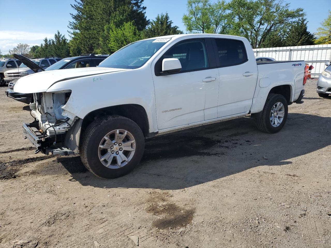 2021 Chevrolet Colorado Lt en Venta en Finksburg, MD - Front End