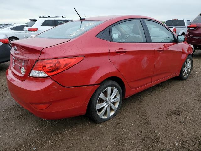  HYUNDAI ACCENT 2013 Красный