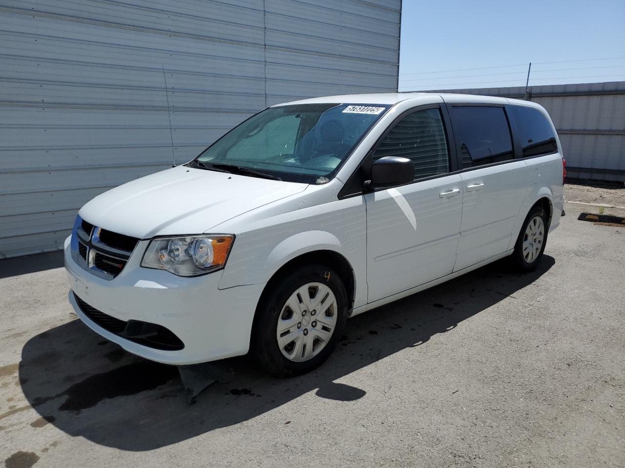2017 Dodge Grand Caravan Se на продаже в San Diego, CA - Rear End