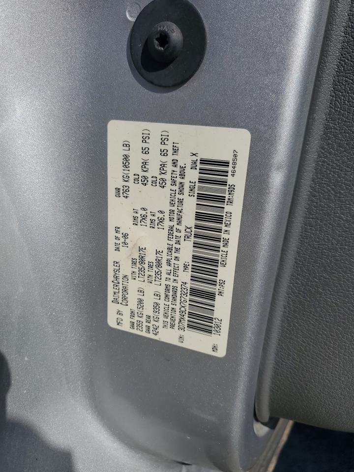 2007 Dodge Ram 3500 VIN: 3D7MX49CX7G732374 Lot: 58345405