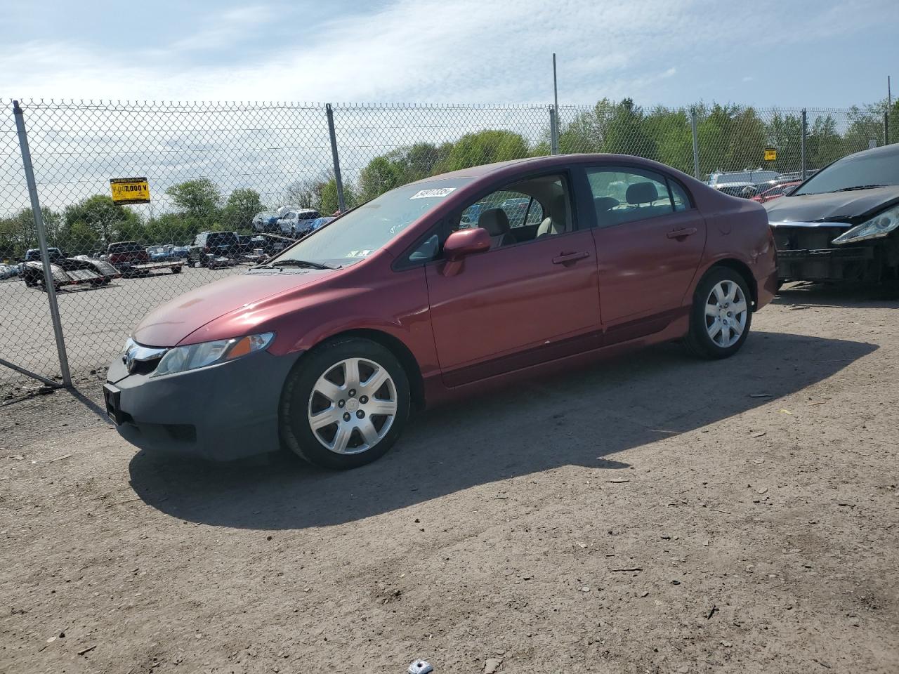 2009 Honda Civic Lx na sprzedaż w Chalfont, PA - Front End