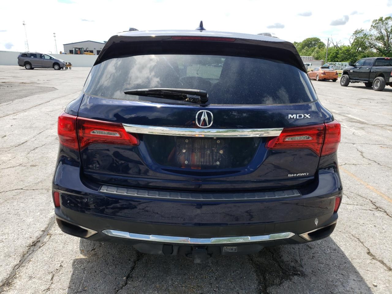 2017 Acura Mdx Advance VIN: 5FRYD4H90HB011044 Lot: 55206385