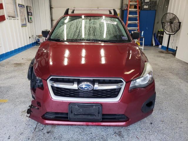  SUBARU IMPREZA 2014 Red