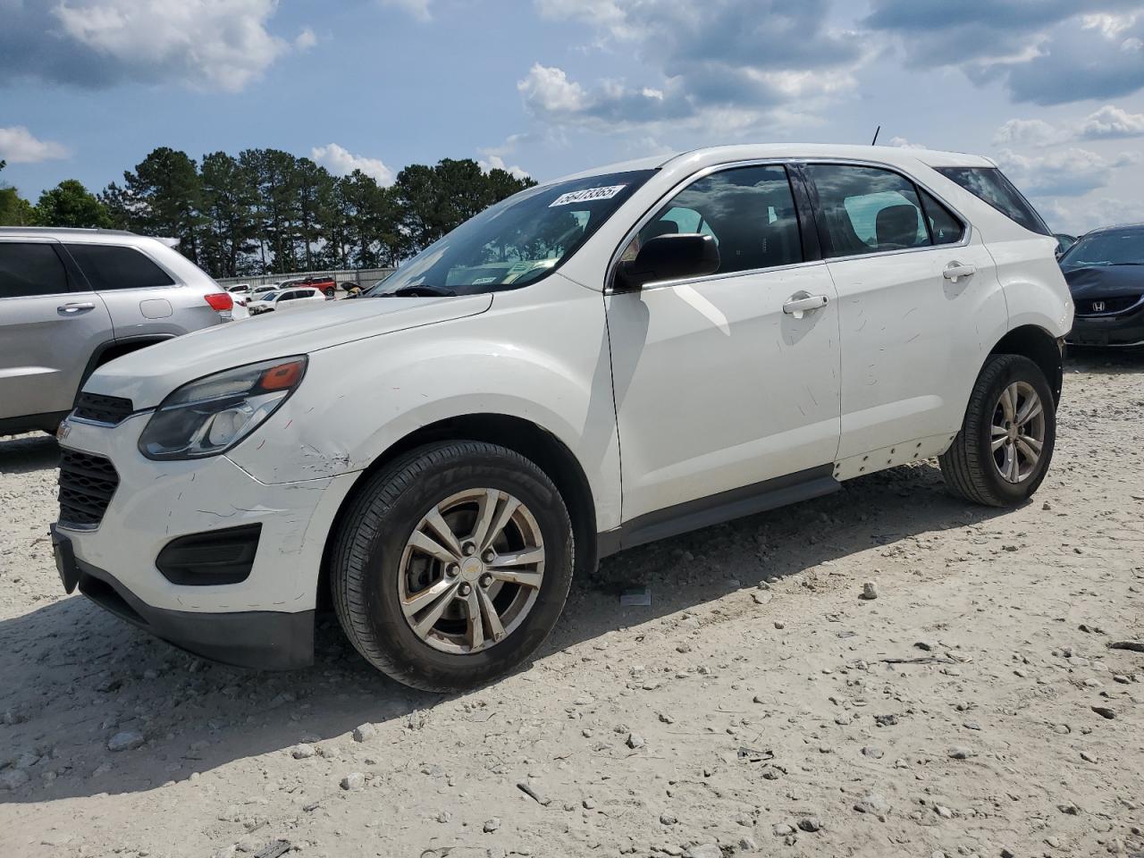 2016 Chevrolet Equinox Ls white suv gas 1GNFLEEK7GZ106760 photo #1