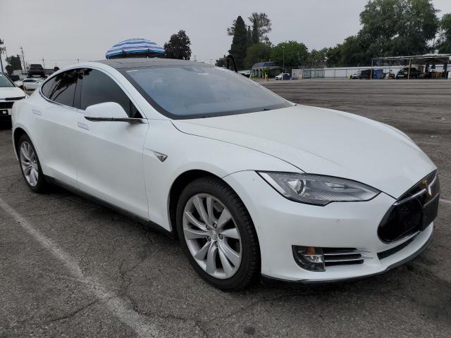 Hatchbacks TESLA MODEL S 2016 Biały