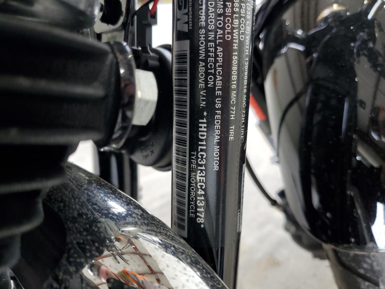 2014 Harley-Davidson Xl1200 Forty-Eight VIN: 1HD1LC313EC413178 Lot: 56839025