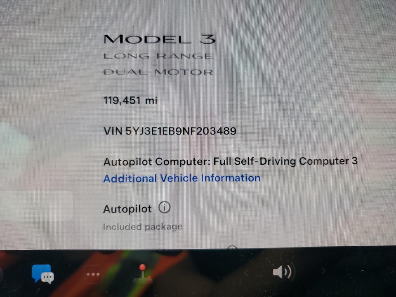 2022 Tesla Model 3 VIN: 5YJ3E1EB9NF203489 Lot: 56569805