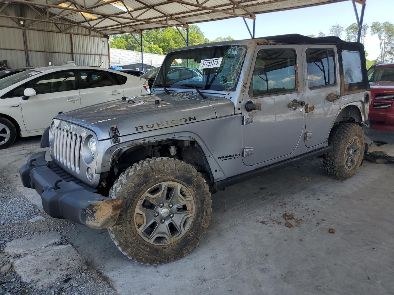 2017 Jeep Wrangler Unlimited Rubicon იყიდება Cartersville-ში, GA - Rear End