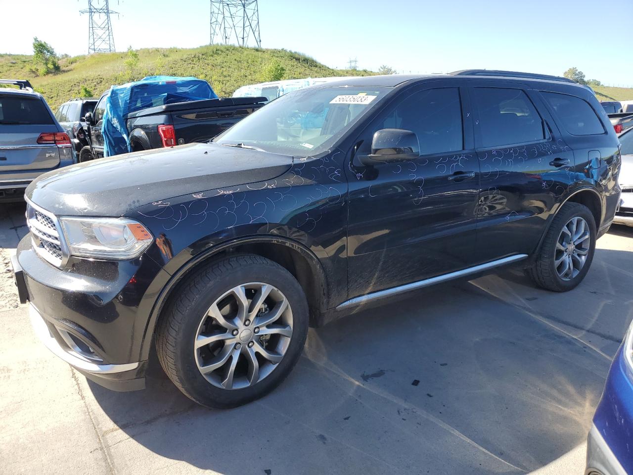 2018 Dodge Durango Sxt VIN: 1C4RDJAG0JC291872 Lot: 56035033