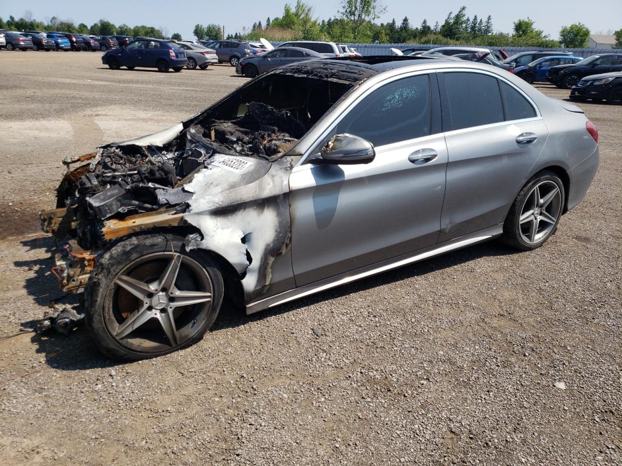 55SWF4KBXGU127055 2016 MERCEDES-BENZ C CLASS - Image 1