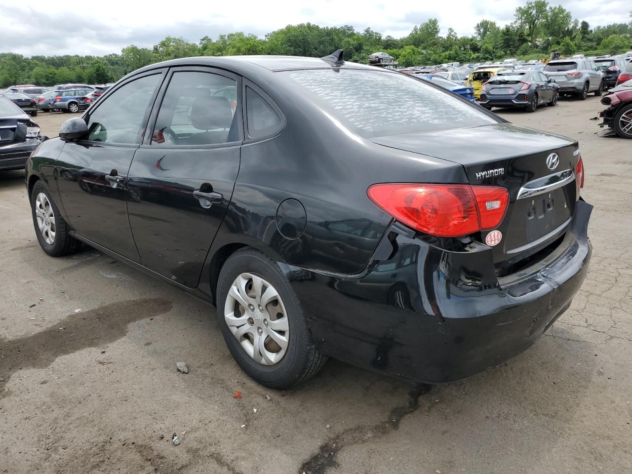 KMHDU4AD2AU894619 2010 Hyundai Elantra Blue