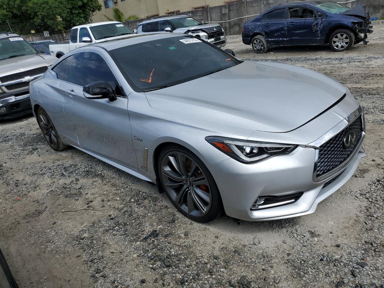 2019 Infiniti Q60 Red Sport 400 VIN: JN1FV7EK3KM360649 Lot: 54675703