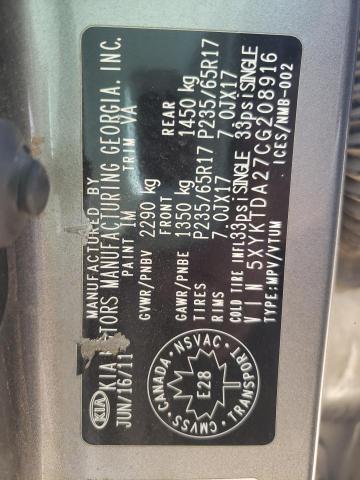 2012 KIA SORENTO BASE