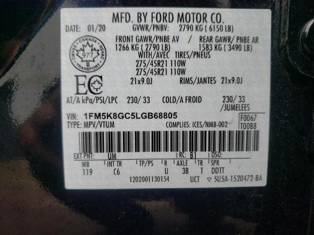 2020 FORD EXPLORER ST