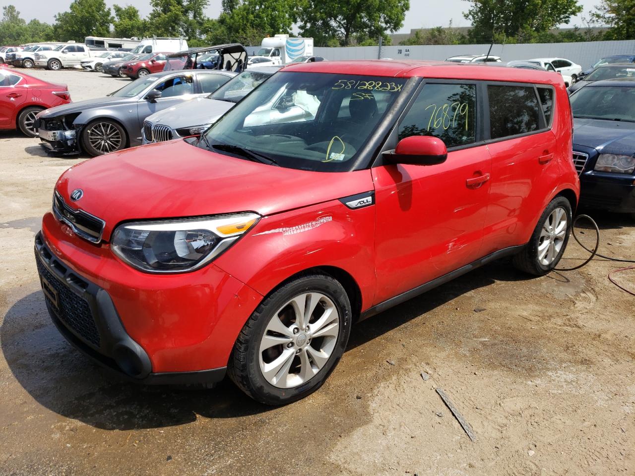 2015 Kia Soul + VIN: KNDJP3A56F7769579 Lot: 58128823