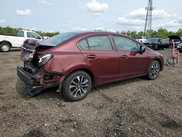 Sedans HONDA CIVIC 2015 Bordowy