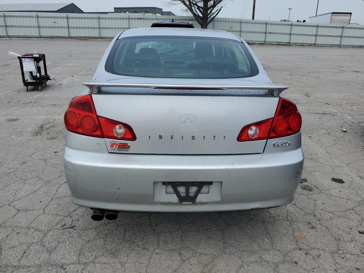 2006 Infiniti G35 VIN: JNKCV51F66M607440 Lot: 57863363