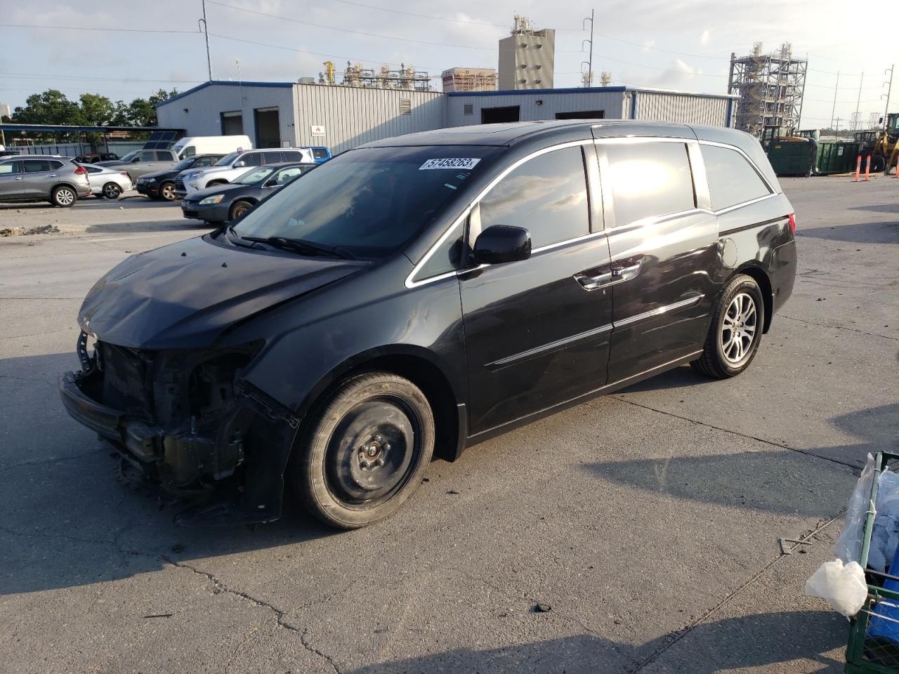 2013 Honda Odyssey Exl на продаже в Greenwell Springs, LA - Front End