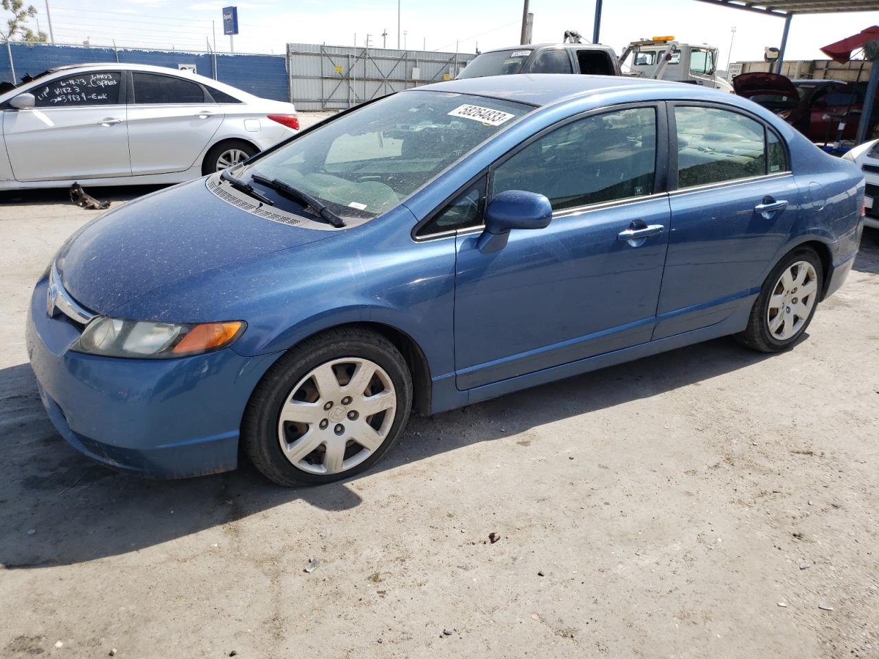 2007 Honda Civic Lx VIN: 1HGFA16537L108560 Lot: 58264833