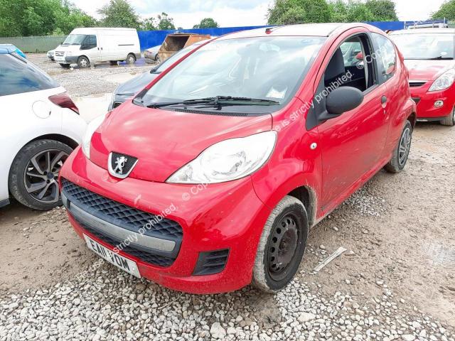 2011 PEUGEOT 107 URBAN for sale at Copart WESTBURY
