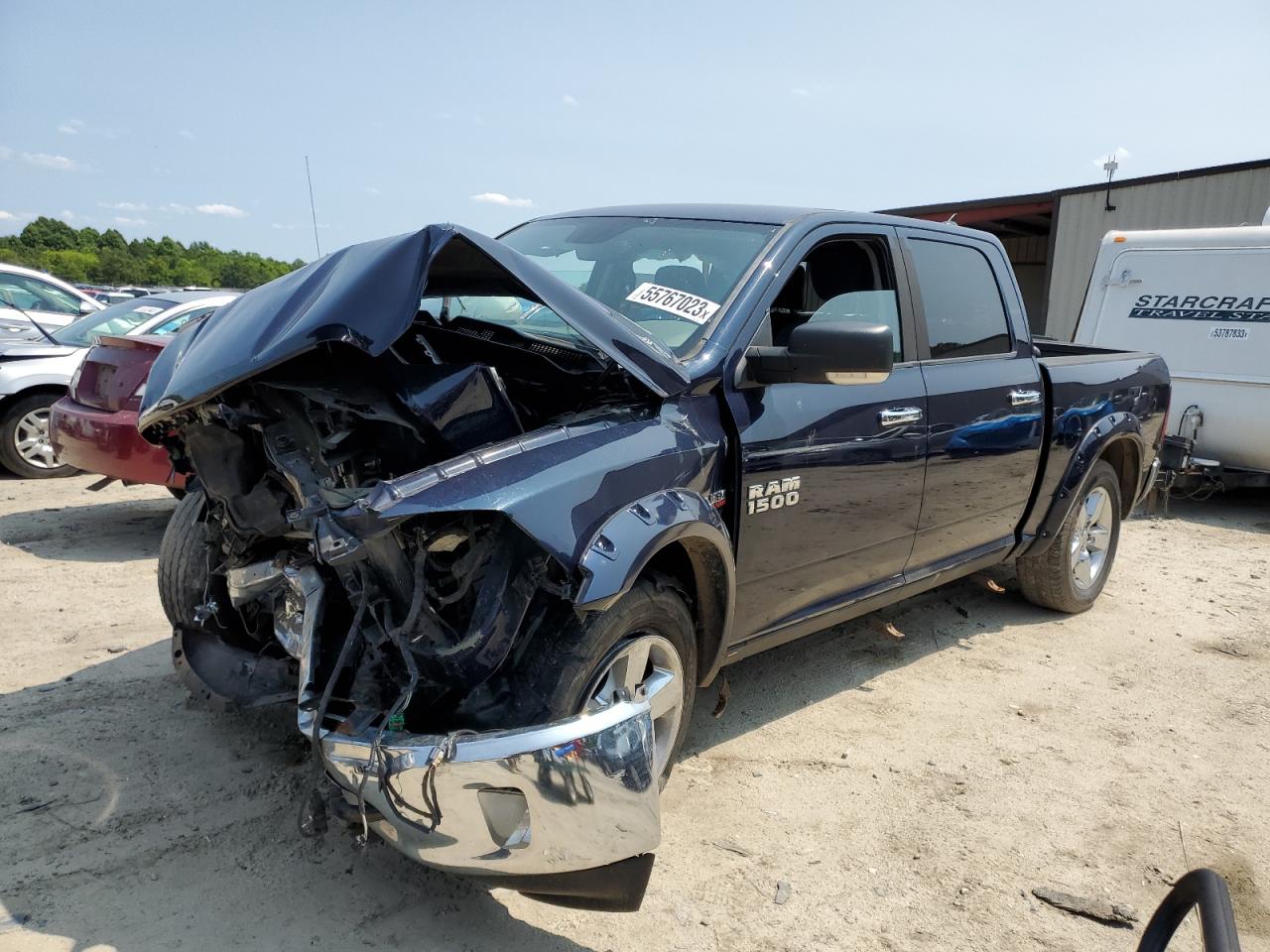 2013 Ram 1500 Slt VIN: 1C6RR7LT2DS522027 Lot: 55767023