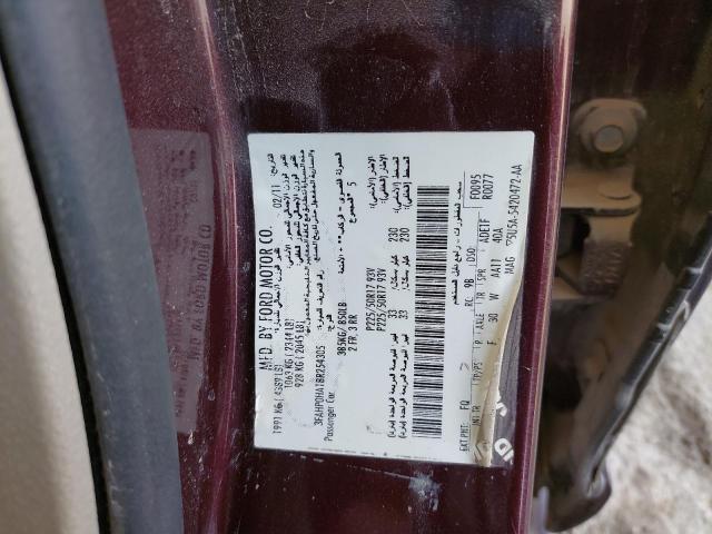 3FAHP0HA1BR254305 - 2011 FORD FUSION - #55540153