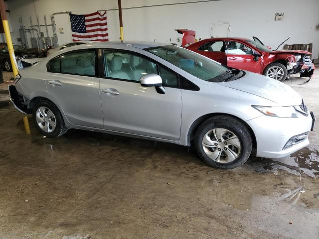 Sedans HONDA CIVIC 2014 Srebrny