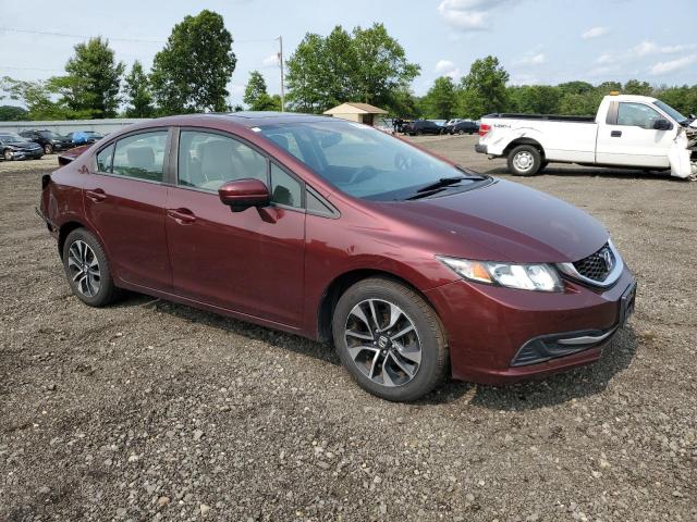 Sedans HONDA CIVIC 2015 Bordowy