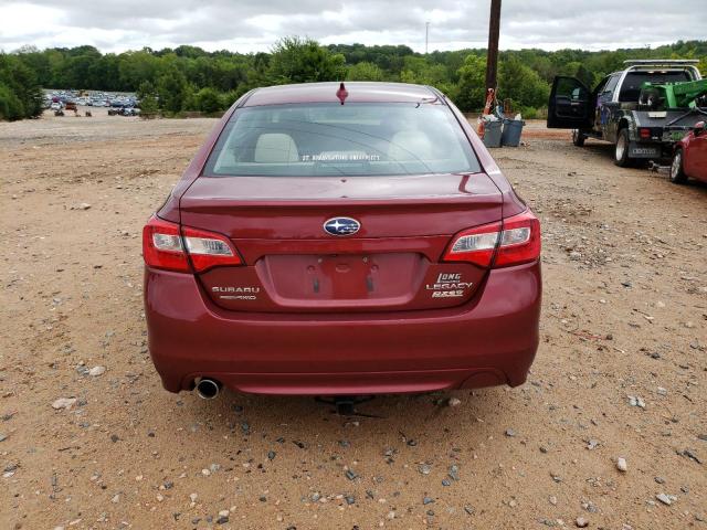  SUBARU LEGACY 2017 Красный
