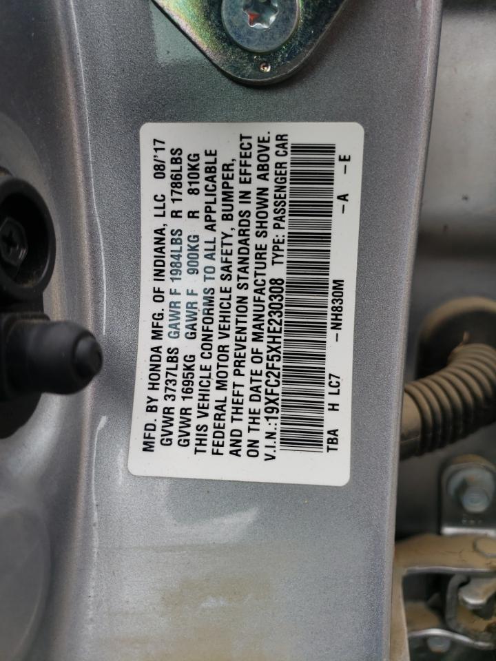 19XFC2F5XHE230308 2017 Honda Civic Lx