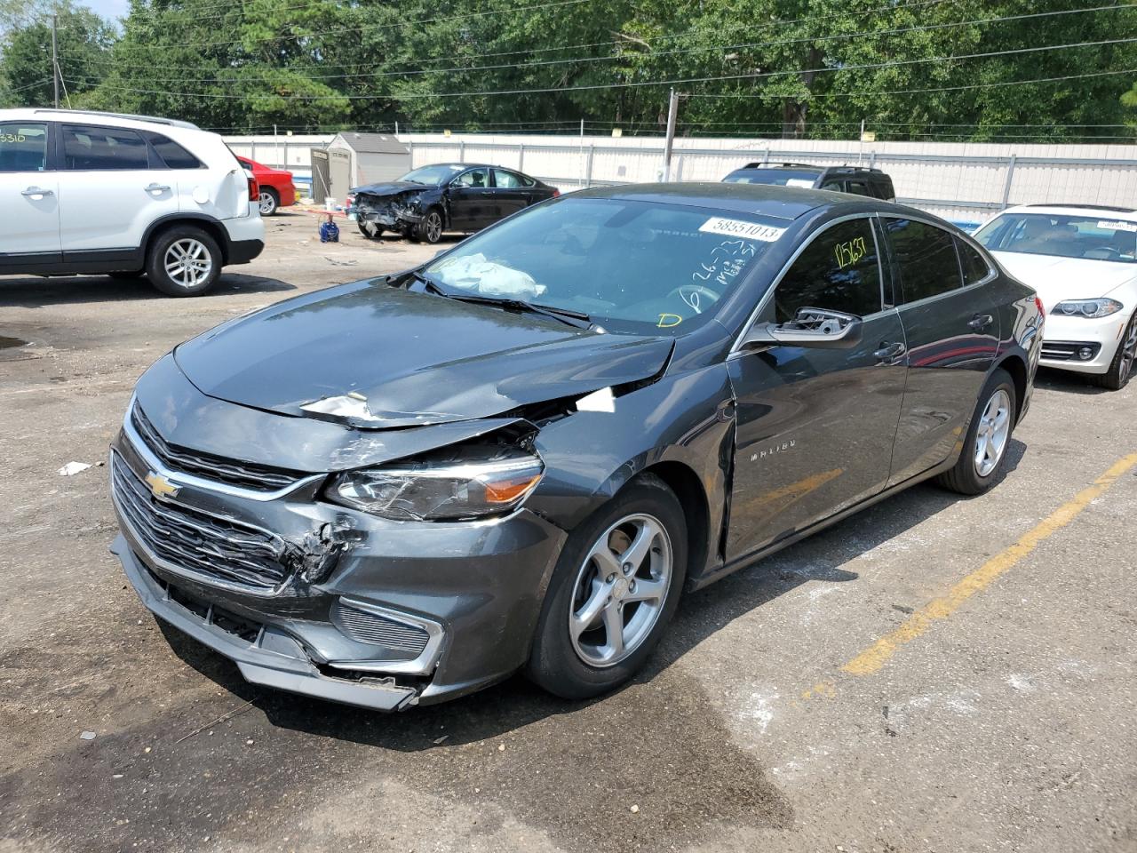 2017 Chevrolet Malibu Ls VIN: 1G1ZC5ST0HF153384 Lot: 58551013