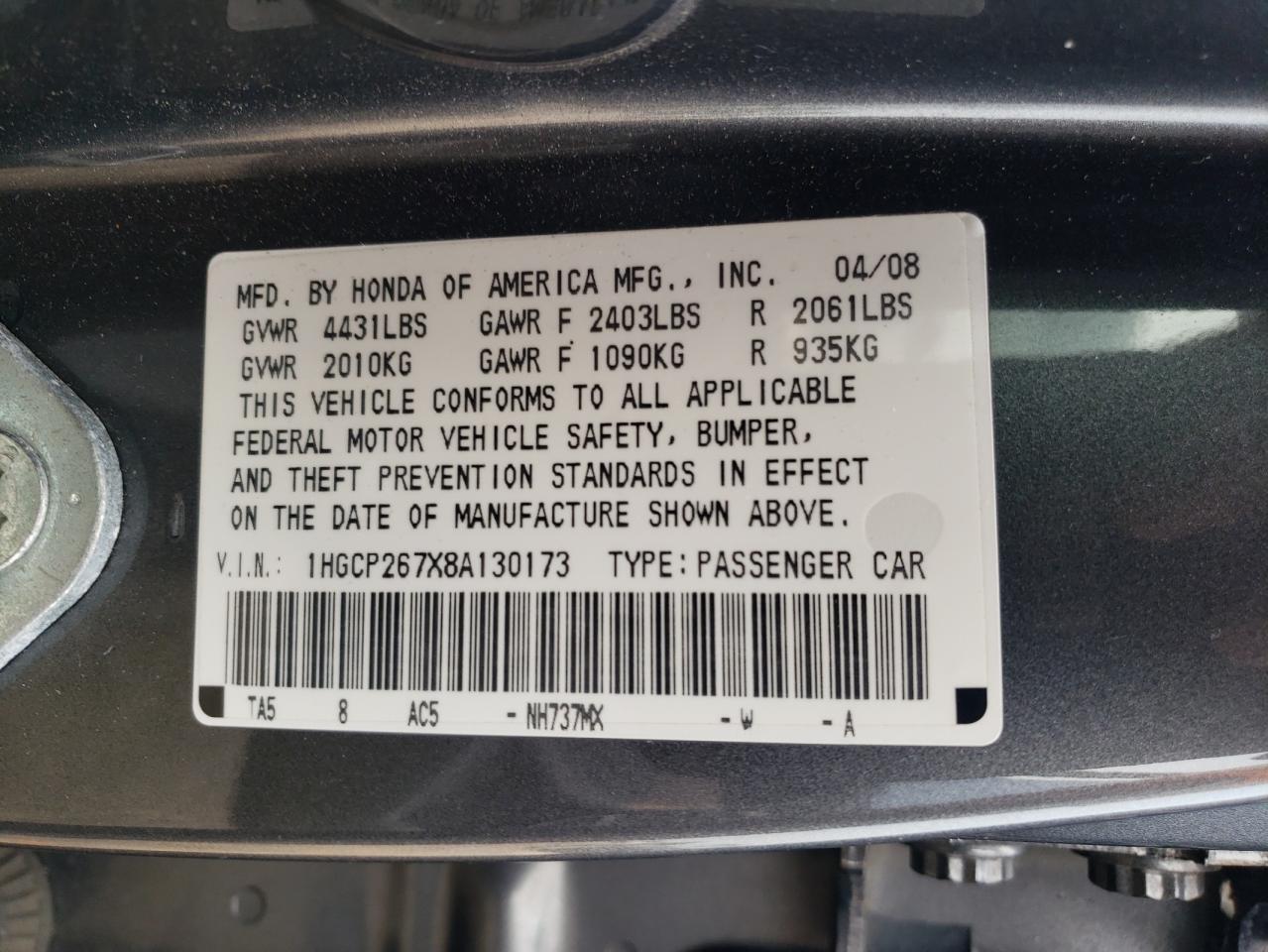 2008 Honda Accord - Image 14