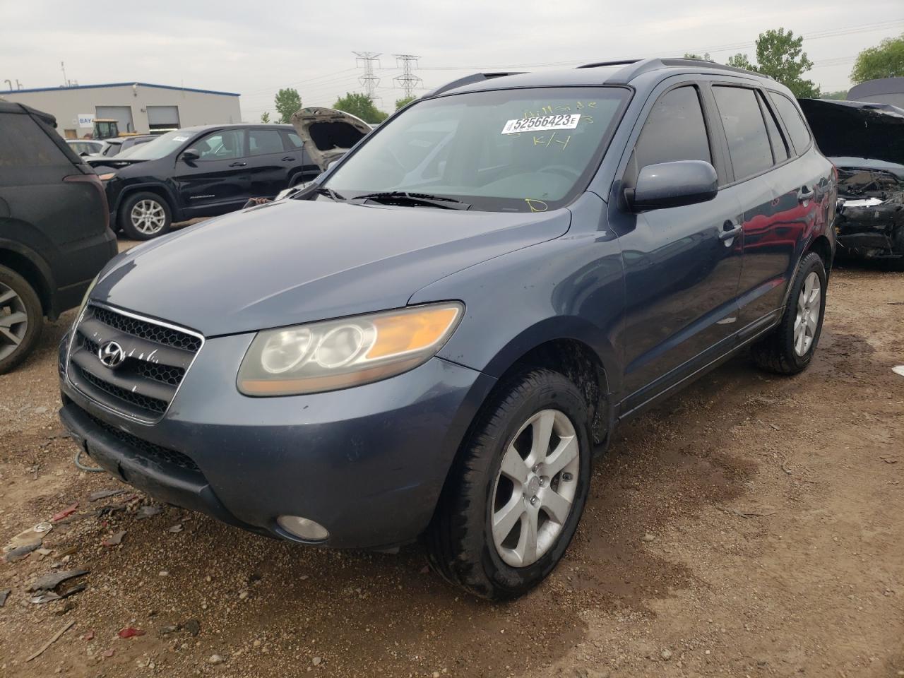 2007 Hyundai Santa Fe Se en Venta en Elgin, IL - Rear End