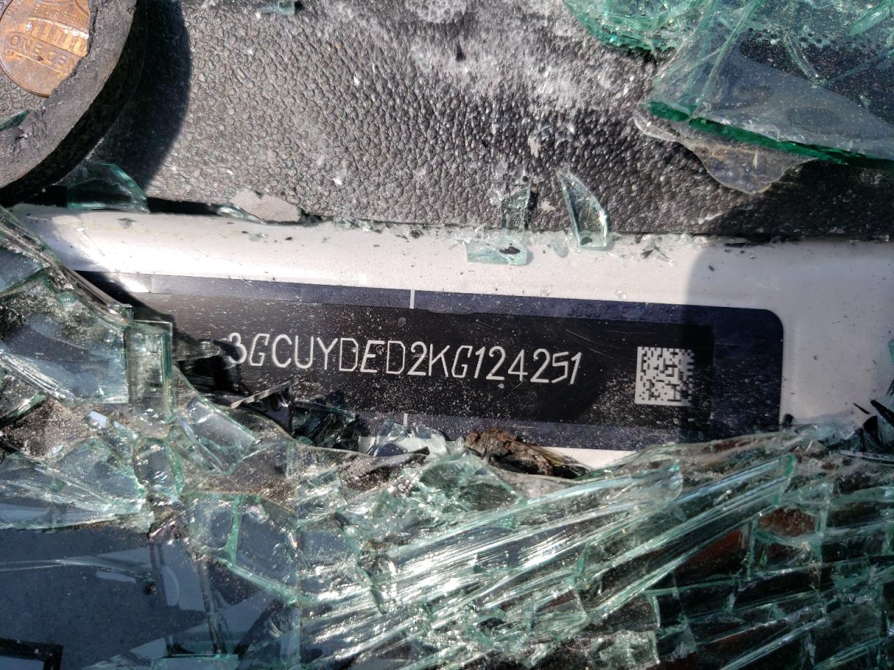 2019 Chevrolet Silverado K1500 Lt VIN: 3GCUYDED2KG124251 Lot: 55506143