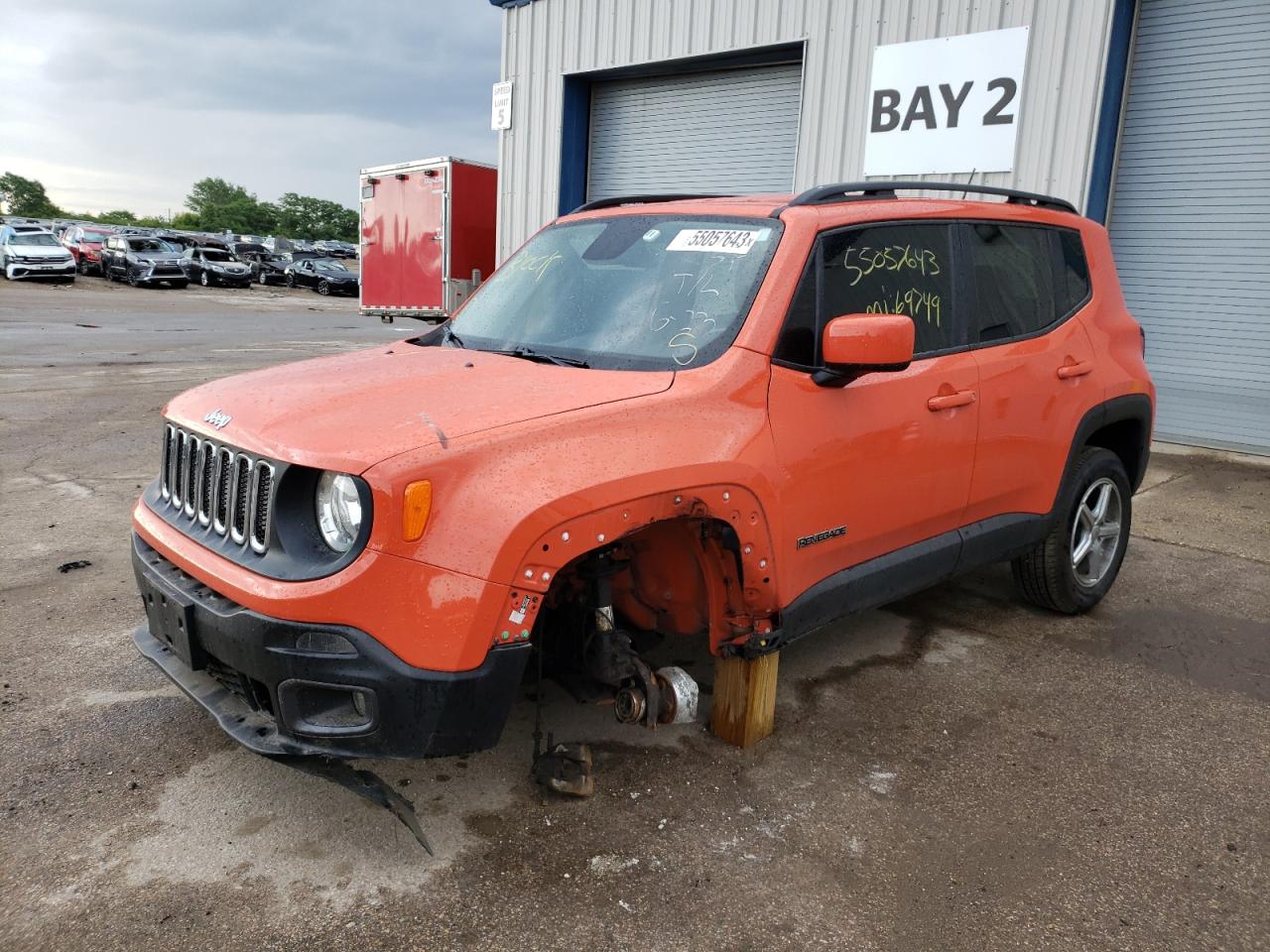 2015 Jeep Renegade Latitude VIN: ZACCJBBT7FPC01796 Lot: 55057643